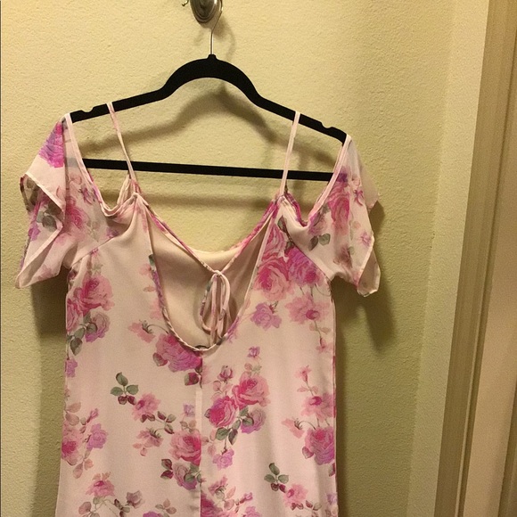 Pink Floral Dress - Picture 2 of 3